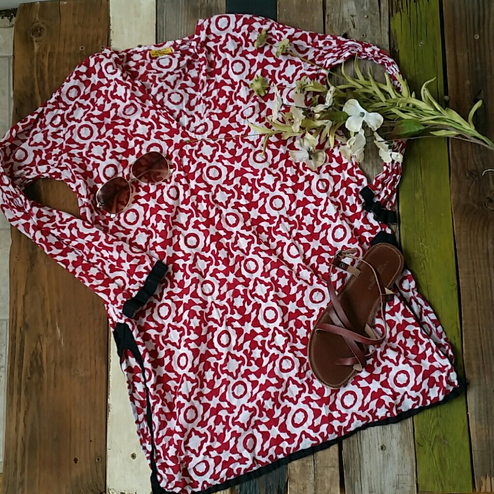 Roberta Roller Rabbit Cover Tunic Medium - image 1